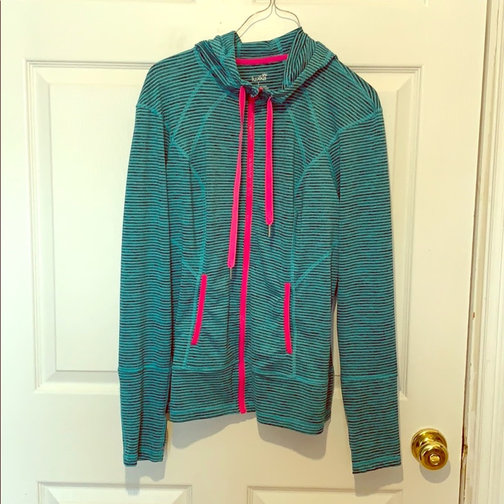 Full Zip Striped Jacket
